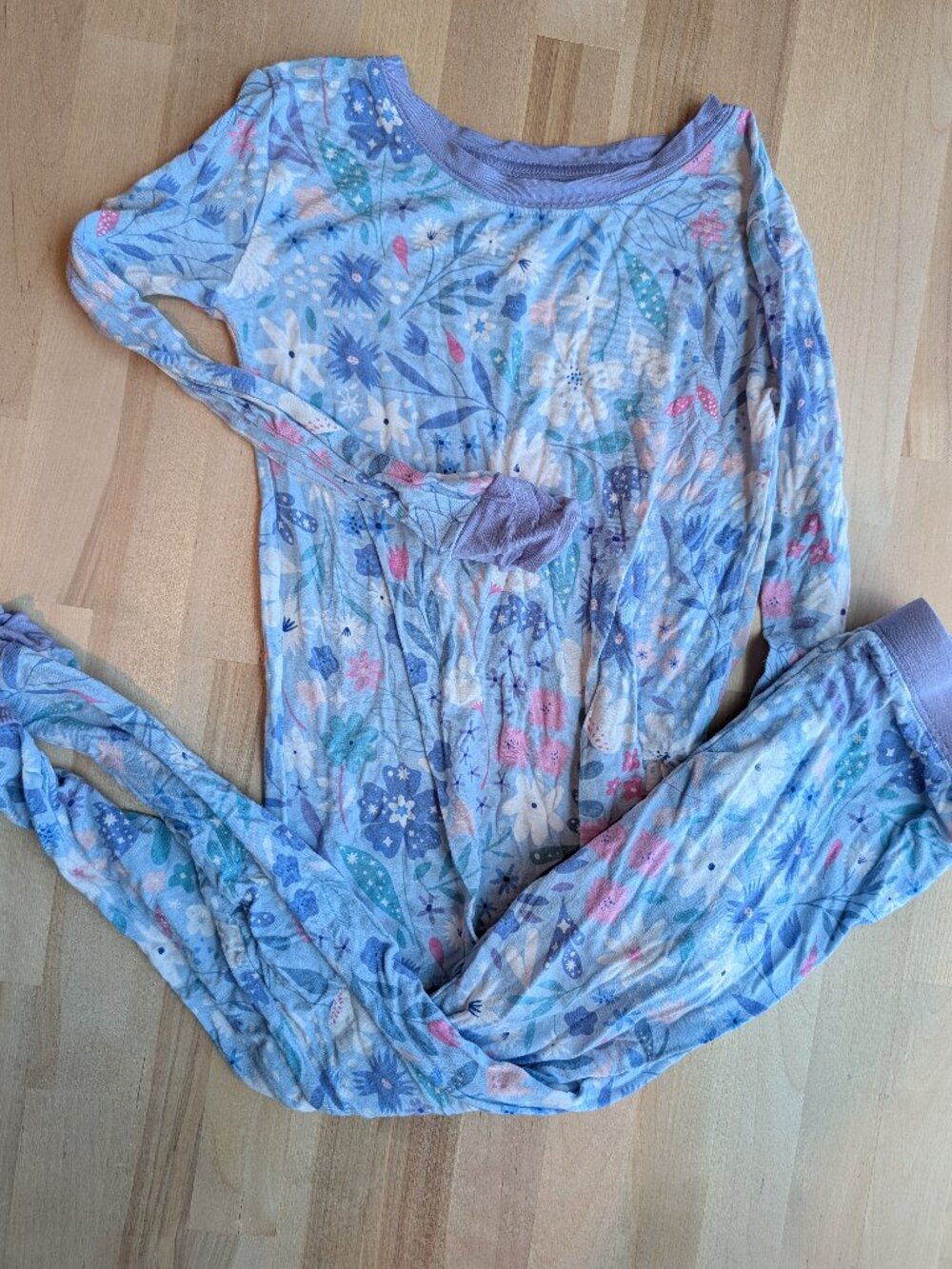 Little Sleepies Pajamas 2 Piece Long Sleeve Set - 5 / 6 Magical Meadow